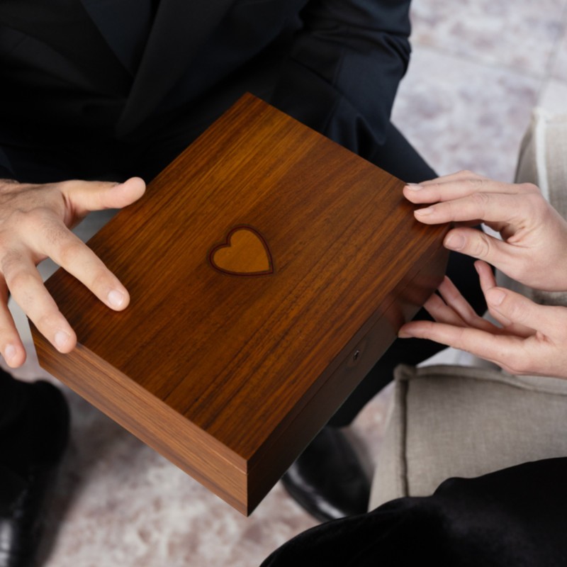 Portagioie Cofanetto Ballerina Carillon WOLF 1834 | De Wrachien Gioielli