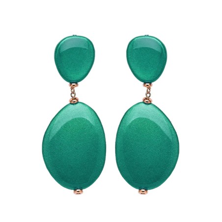 Orecchini in argento Rosso Prezioso RENO | De Wrachien Gioielli