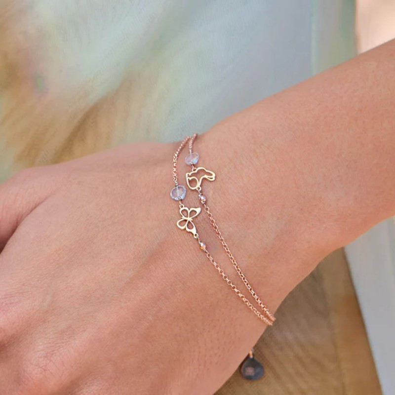 Bracciale Rosso Prezioso SEMINO in argento | De Wrachien Gioielli