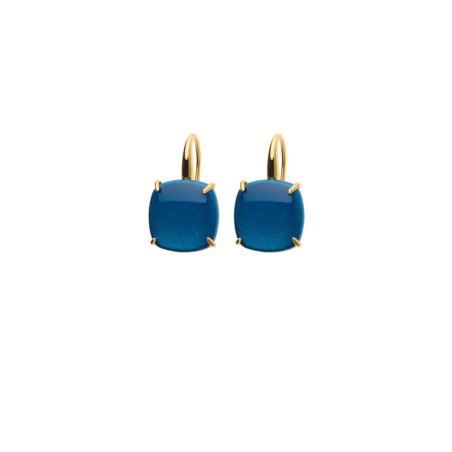 Orecchini Rosso Prezioso in argento e legno d'ulivo | De Wrachien Gioielli