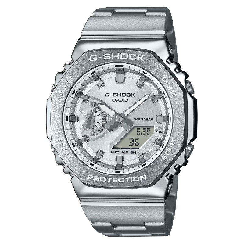 Orologio G-Shock OCTAGONAL METAL COVER GM-2110D-7A | De Wrachien Gioielli