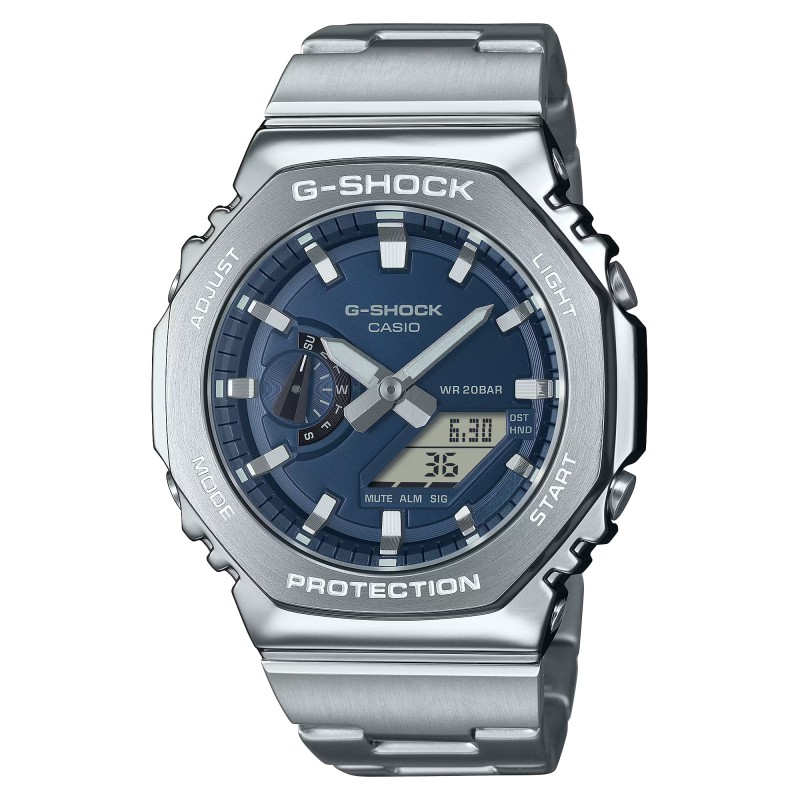 Orologio G-Shock OCTAGONAL METAL COVER GM-2110D-2B | De Wrachien Gioielli