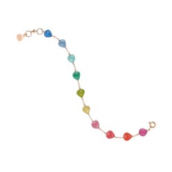 Bracciale in argento Rosso Prezioso SEMINO D'AMORE | De Wrachien Gioielli