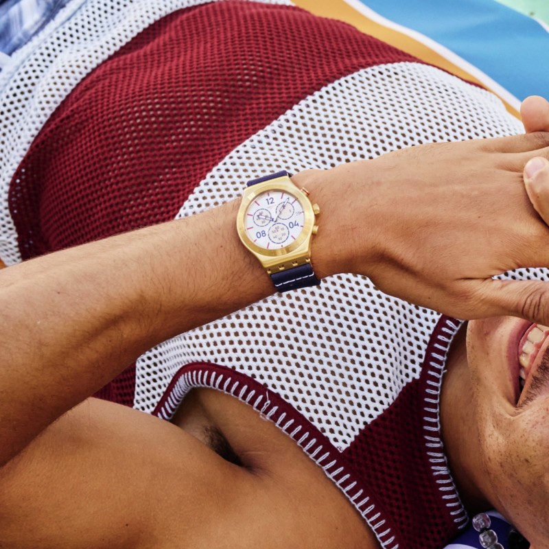 Orologio Swatch CAPTAIN'S DREAM YVG419 | De Wrachien Gioielli