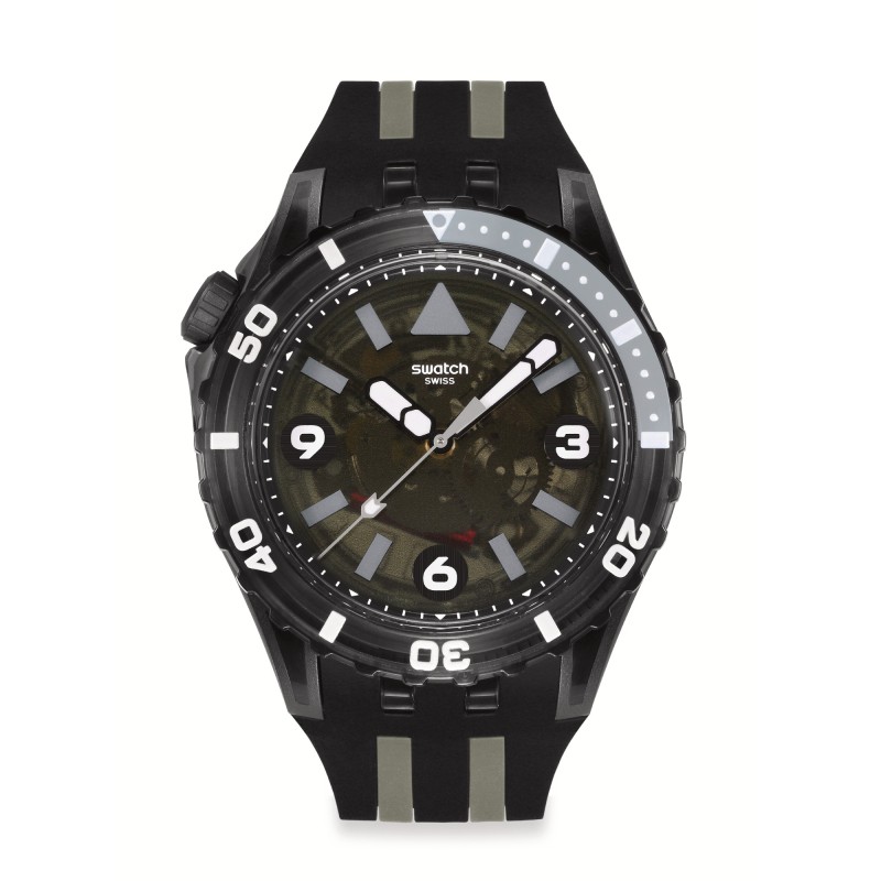 Orologio Swatch Scuba BLACK SEA NETTLE SSCU09B100 | De Wrachien Gioielli