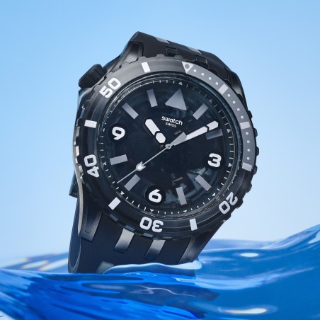 Orologio Swatch Scuba BLACK SEA NETTLE SSCU09B100 | De Wrachien Gioielli