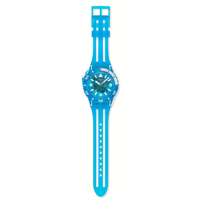 Orologio Swatch Scuba BLUE FIRE SSCU09S100 | De Wrachien Gioielli