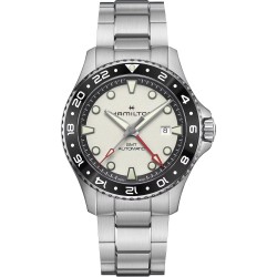 Orologio Hamilton KHAKI NAVY SCUBA AUTO GMT 43mm H82555150 | De Wrachien Gioielli