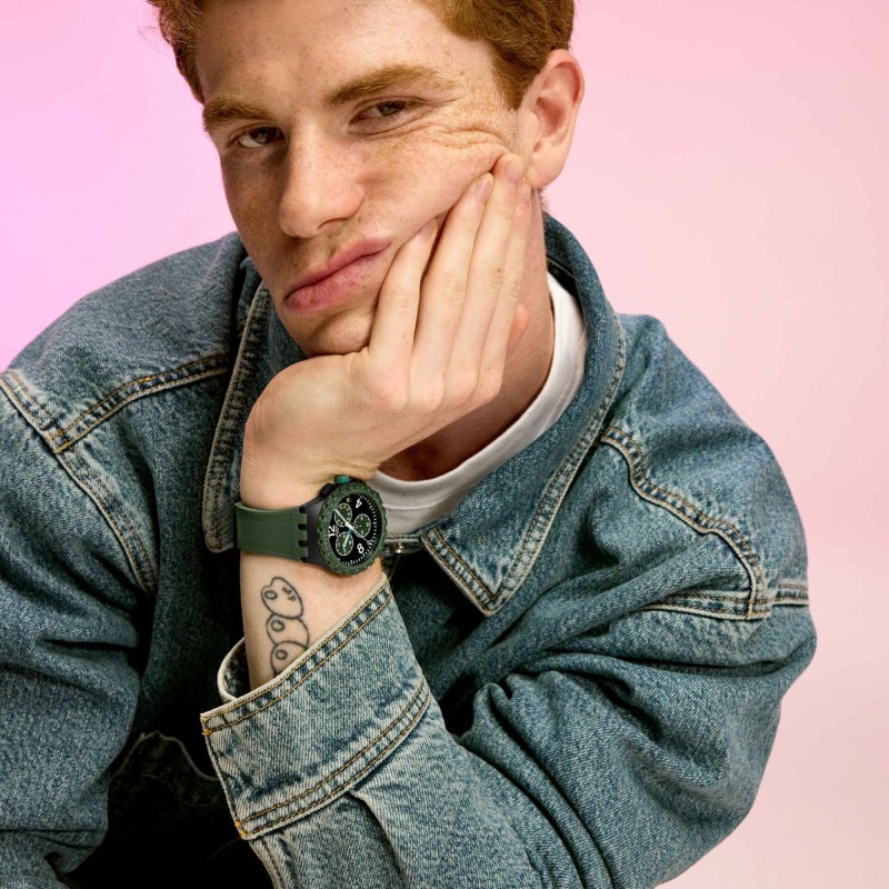 Orologio Swatch OLIVE RUSH SUSB421 | De Wrachien Gioielli