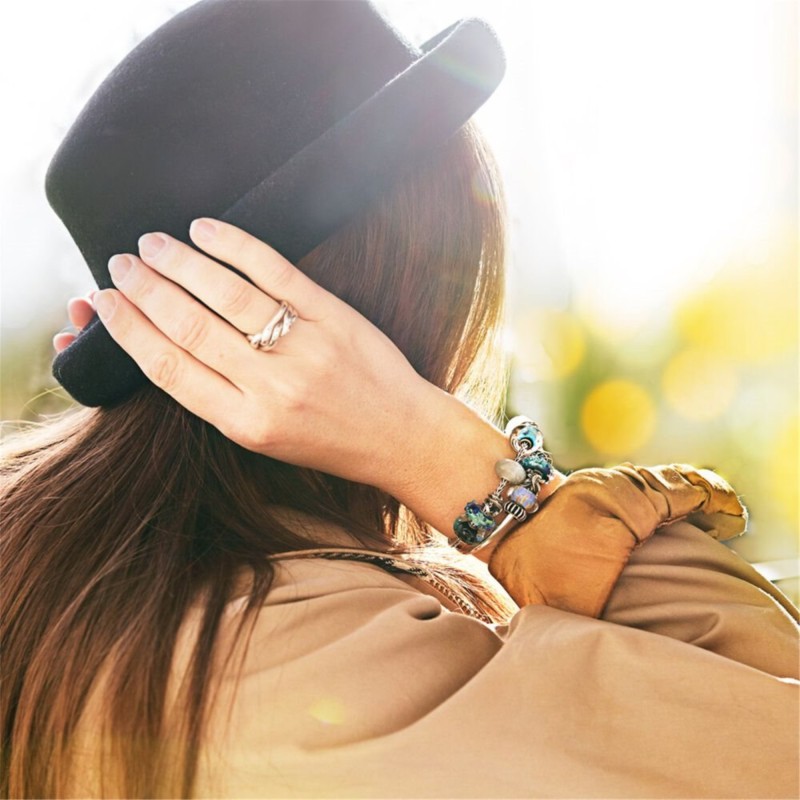 Anello Trollbeads in argento | De Wrachien Gioielli