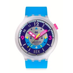 Orologio Swatch SWATCH NEON HIELO SB01K400 | De Wrachien Gioielli