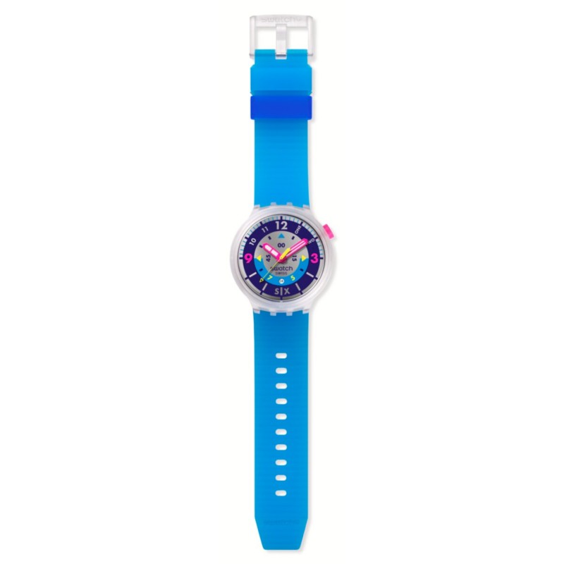 Orologio Swatch SWATCH NEON HIELO SB01K400 | De Wrachien Gioielli