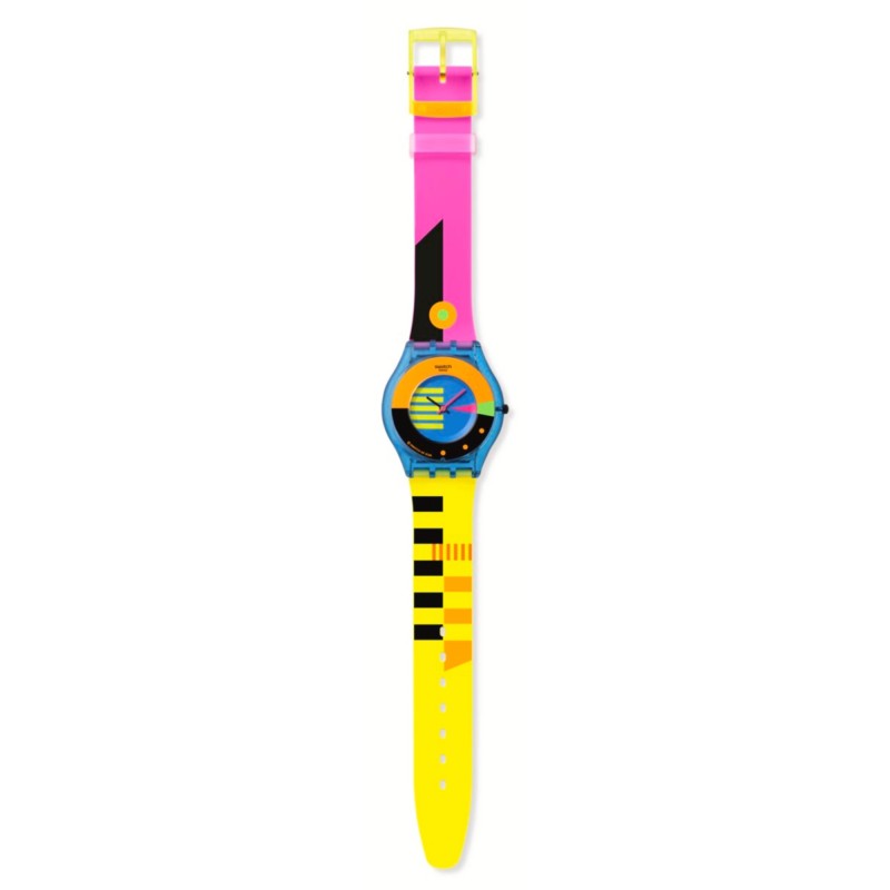 Orologio Swatch Skin SWATCH NEON FLUMOTIONS SS08S101 | De Wrachien Gioielli