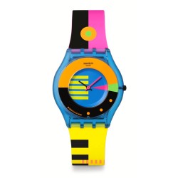 Orologio Swatch Skin SWATCH NEON FLUMOTIONS SS08S101 | De Wrachien Gioielli