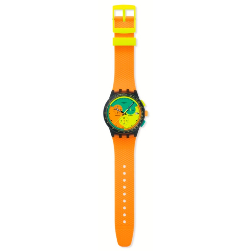 Orologio Swatch SWATCH NEON SIGNAL FLAG SUSB422 | De Wrachien Gioielli