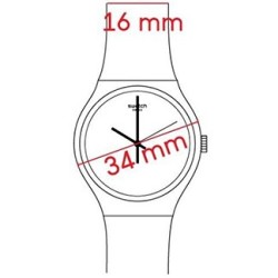 Cinturino Originale Swatch SWATCH NEON SKYCHART ASO28G704 | De Wrachien Gioielli