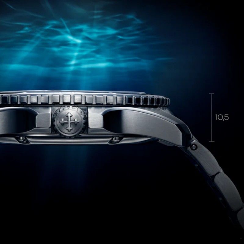 Orologio Venezianico NEREIDE TUNGSTENO 3121541C | Gioielleria De Wrachien