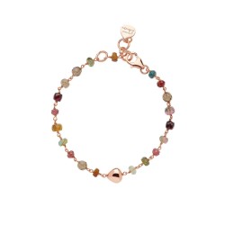 Bracciale in argento e pietre Semino d'Amore | De Wrachien Gioielli