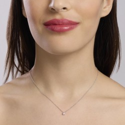 Collana Mabina in argento con diamanti lab-grown | De Wrachien Gioielli