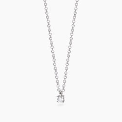 Collana Mabina in argento con diamanti lab-grown | De Wrachien Gioielli