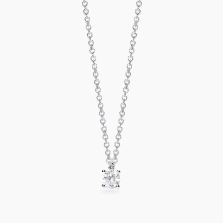 Collana Mabina in argento con diamanti lab-grown | De Wrachien Gioielli