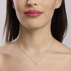 Collana Mabina in argento con diamanti lab-grown | De Wrachien Gioielli