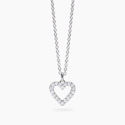 Collana Mabina in argento con diamanti lab-grown | De Wrachien Gioielli