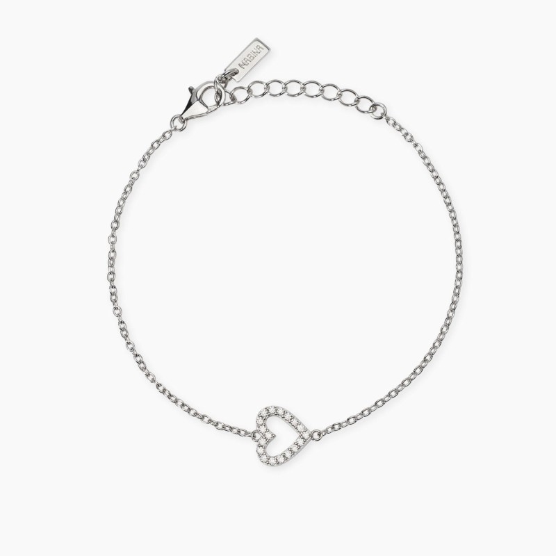 Bracciale Mabina in argento con diamanti lab-grown | De Wrachien Gioielli