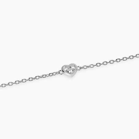 Bracciale Mabina in argento con diamanti lab-grown | De Wrachien Gioielli