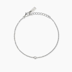 Bracciale Mabina in argento con diamanti lab-grown | De Wrachien Gioielli