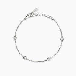Bracciale Mabina in argento con diamanti lab-grown | De Wrachien Gioielli