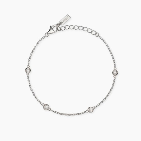 Bracciale Mabina in argento con diamanti lab-grown | De Wrachien Gioielli