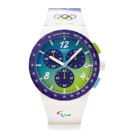 Orologio Swatch SWATCH SNOWY SLOPES SUSZ403 | De Wrachien Gioielli
