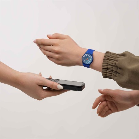 Orologio Swatch WAVELENGTHS OF WATER PAY! SO28S108-6000 |De Wrachien Gioielli