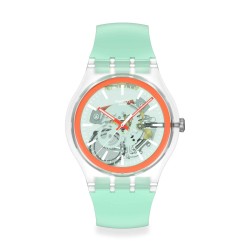 Orologio Swatch New Gent SWEETLY MINT PAY! SO29K120-6000 | De Wrachien Gioielli