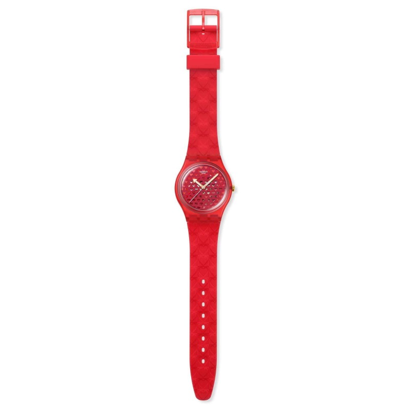 Orologio Swatch LOVE IN SCARLET SO28Z122  |De Wrachien Gioielli
