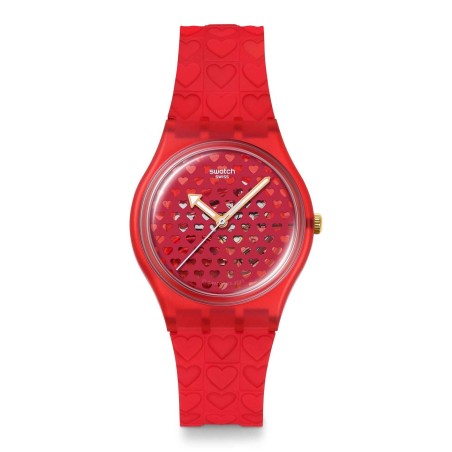 Orologio Swatch LOVE IN SCARLET SO28Z122  |De Wrachien Gioielli