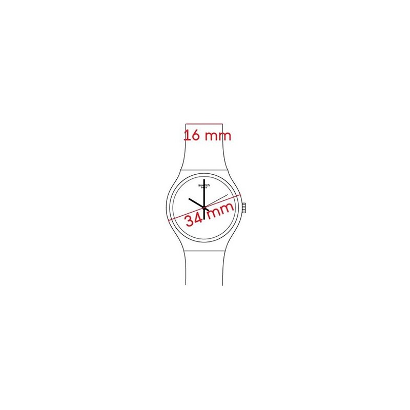 Cinturino Originale Swatch SWATCH WAVELENGHT OF CORAL ASO28P114 | De Wrachien Gioielli