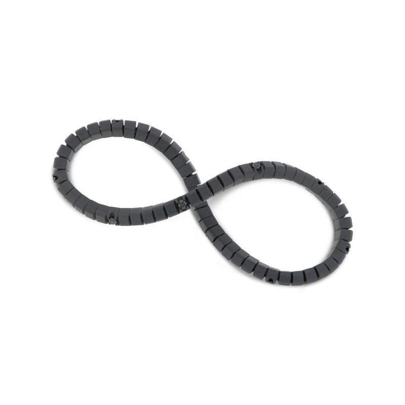 Bracciale tennis in titanio Mano J TNBTE2001| De Wrachien Gioielli