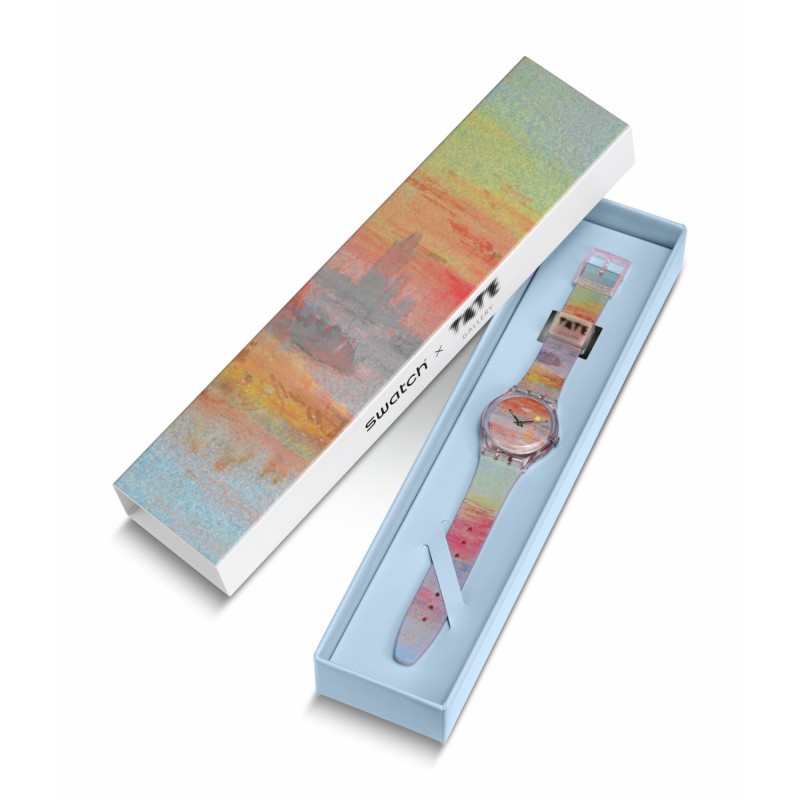 Orologio Swatch TURNER'S SCARLET SUNSET SO28Z700 |De Wrachien Gioielli