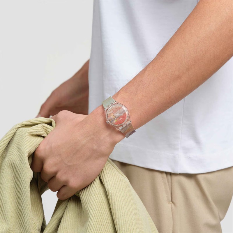 Orologio Swatch TURNER'S SCARLET SUNSET SO28Z700 |De Wrachien Gioielli