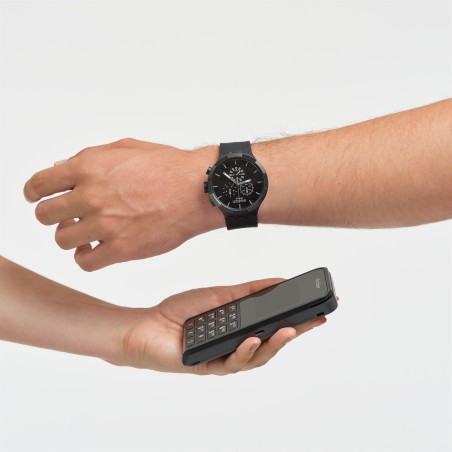 Orologio Swatch CHECKPOINT BLACK PAY! SB02B103-6000 | De Wrachien Gioielli