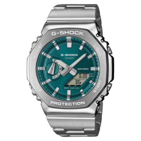 Orologio G-Shock OCTAGONAL METAL COVER GM-2110D-3A1 | De Wrachien Gioielli