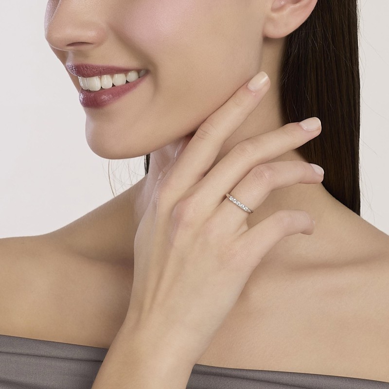 Anello in argento Mabina | De Wrachien Gioielli