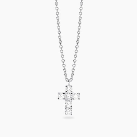 Girocollo Mabina in argento con diamanti lab-grown | De Wrachien Gioielli