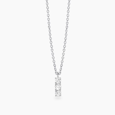 Girocollo Mabina in argento con diamanti lab-grown | De Wrachien Gioielli