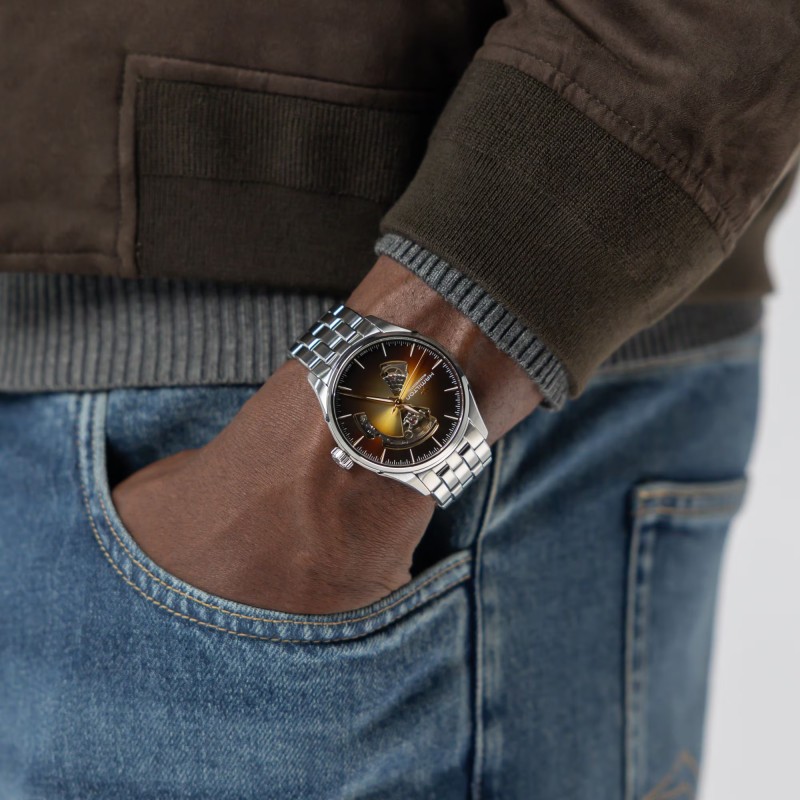 Orologio Hamilton JAZZMASTER OPEN HEART AUTO 40mm H32675181 | De Wrachien Gioielli
