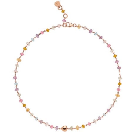 Collana in argento Rosso Prezioso con pietre | De Wrachien Gioielli