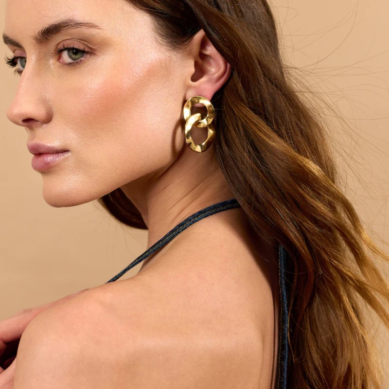 Orecchini Rosso Prezioso Circle of Euphoria| De Wrachien Gioielli