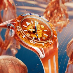 Orologio Swatch Scuba SSCU09O100 PACIFIC SEA NETTLE | De Wrachien Gioielli